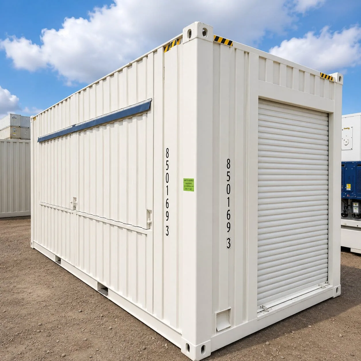 20ft event kiosk container with serving window and awning