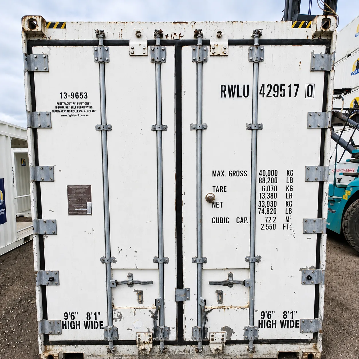 40ft pallet-wide refrigerated container