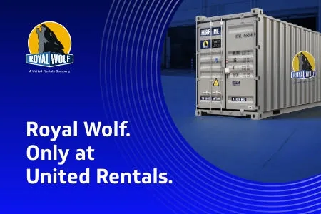 Royal Wolf. Only at United Rentals