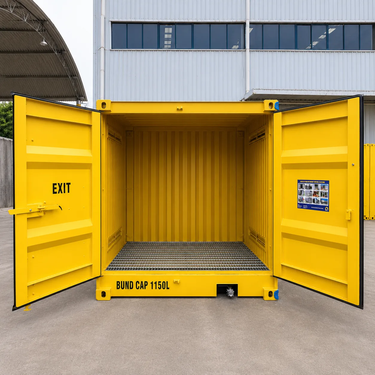 8ft dangerous goods storage container for hazardous materials