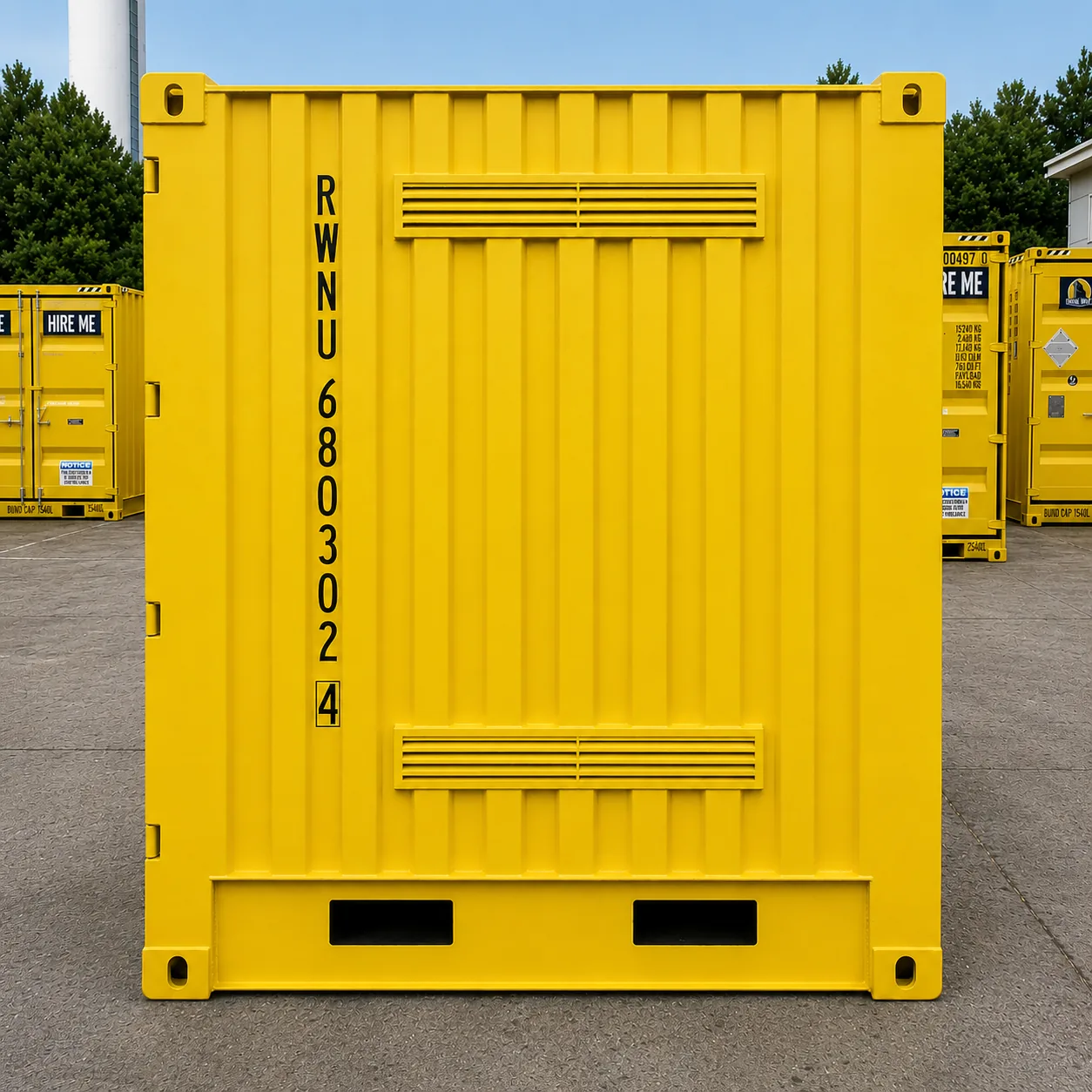 8ft dangerous goods storage container for hazardous materials
