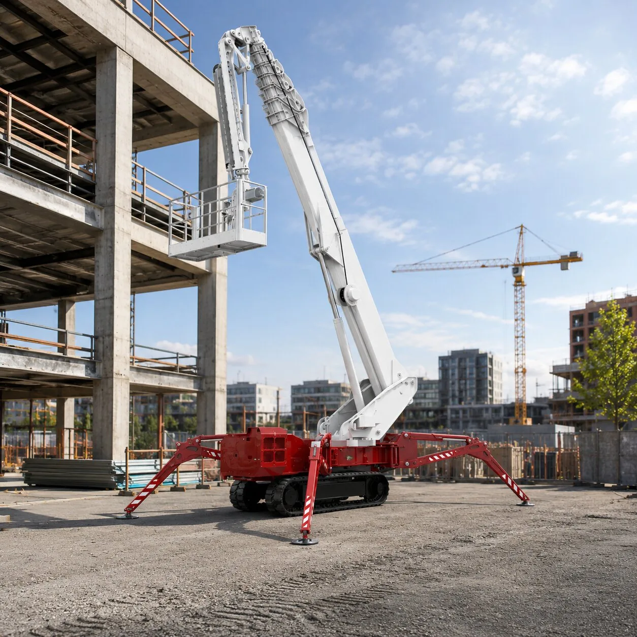 151ftTrack-Mounted Boom (Spider Telescopic)