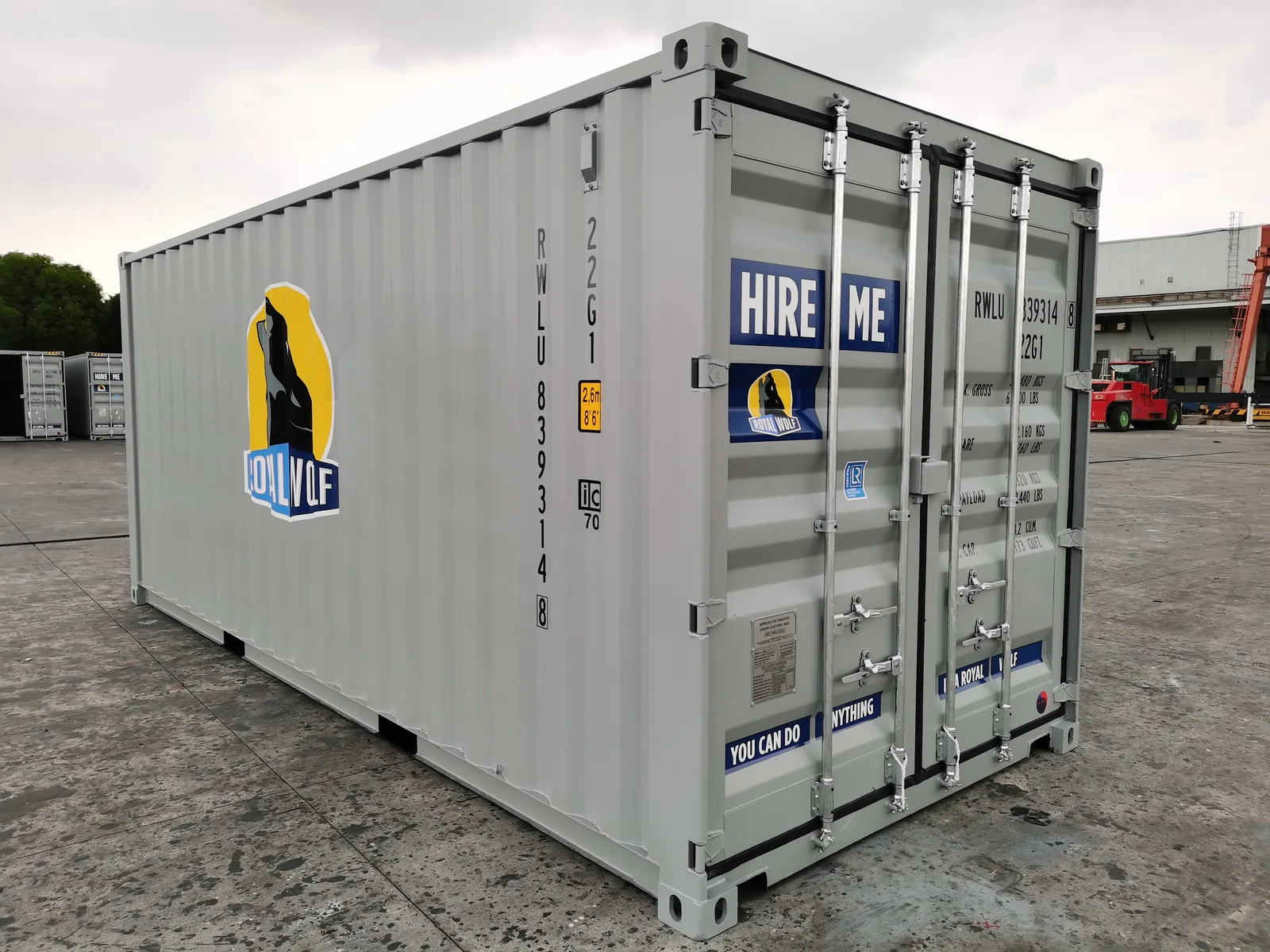 20ft General Purpose Storage Container - Royal