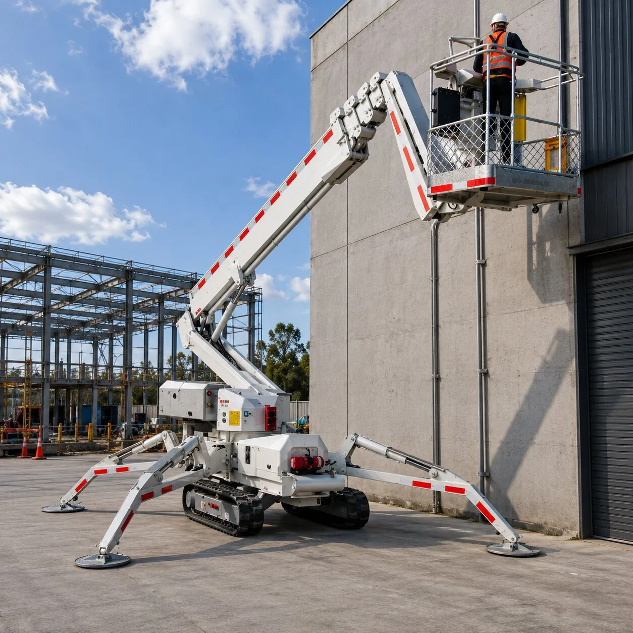 100ft Track-Mounted Boom