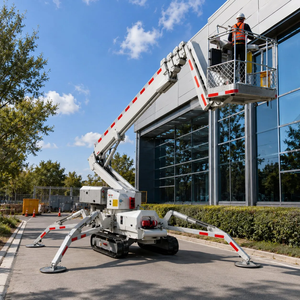 100ft Track-Mounted Boom