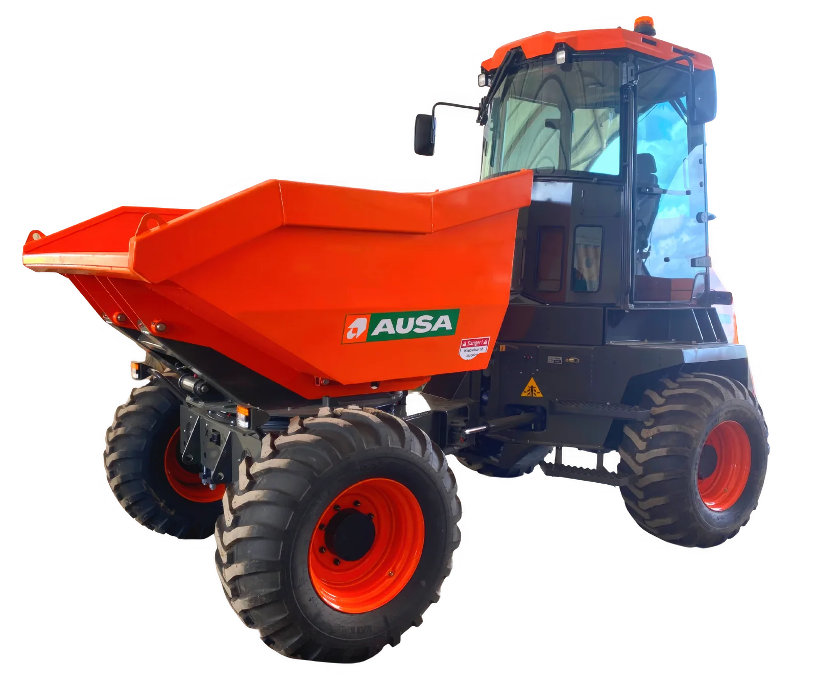 10T Enclosed Cabin Site Dumper