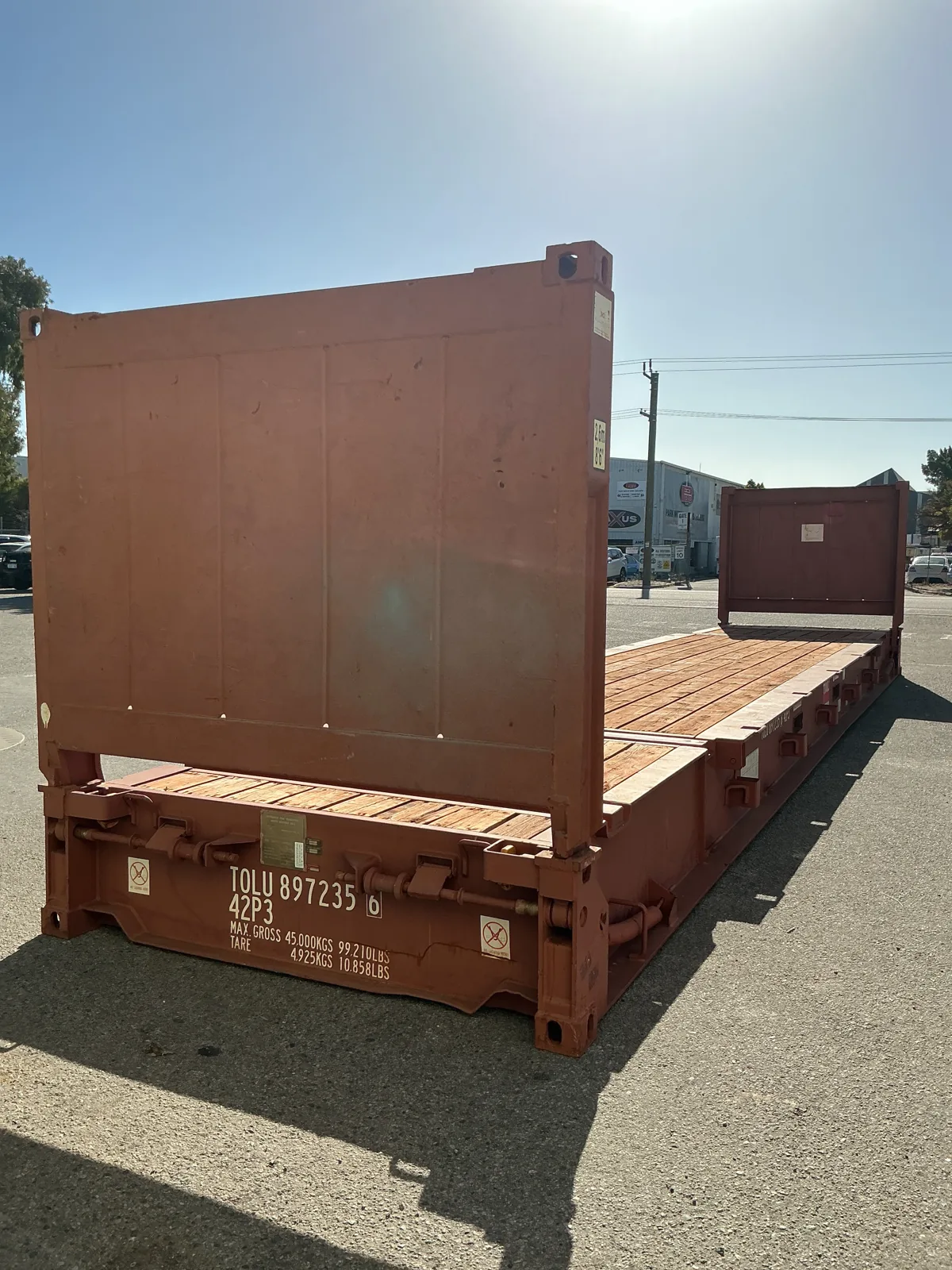 40ft Flat Rack lifestyle