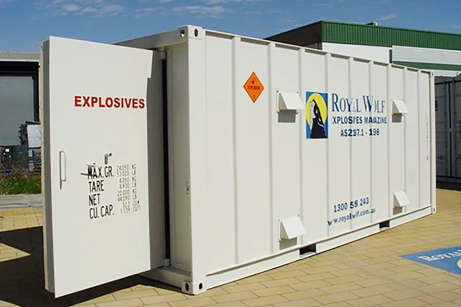 20ft Relocatable Explosive Magazine