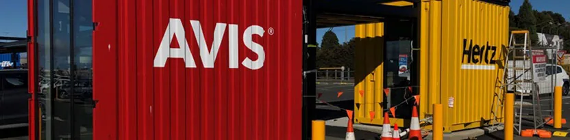 Royal Wolf Containers Used as Car Rental Pods