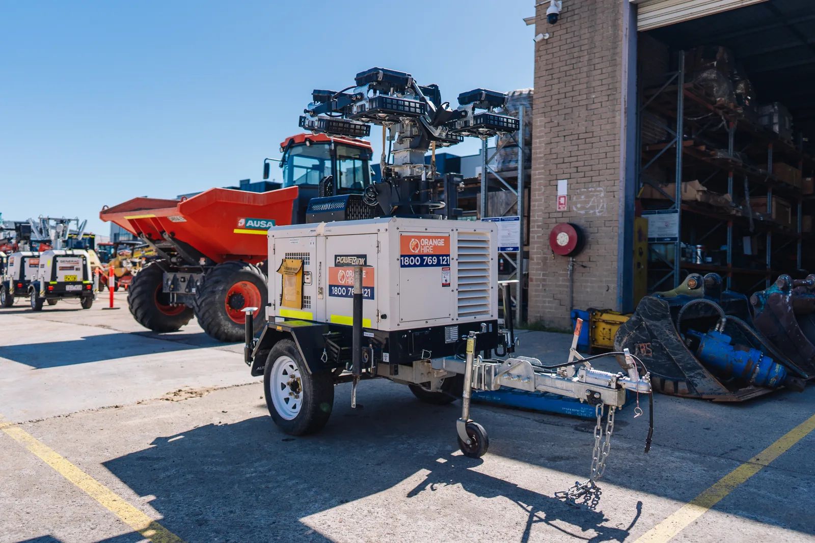 Trailer Mounted Lighting Tower