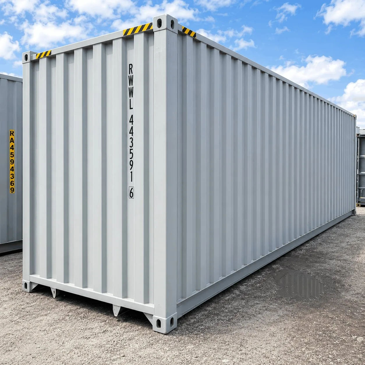 40ft Wolf Lock high cube shipping container with tri-locking security system