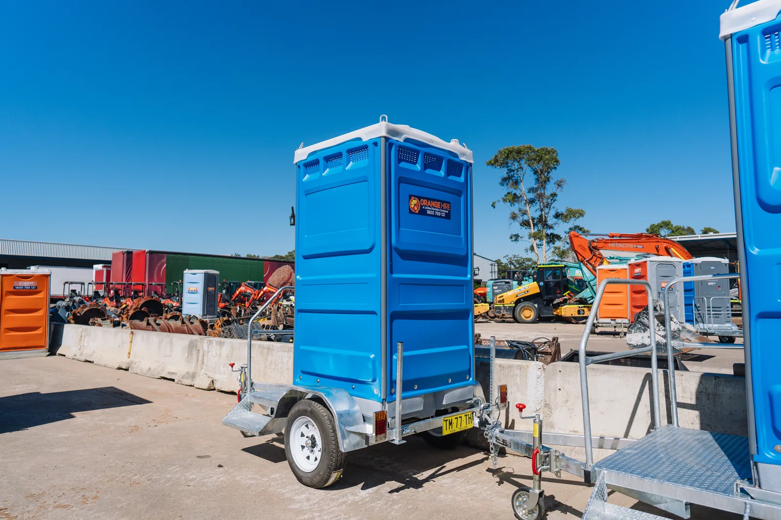 Trailer Mounted Portable Toilet