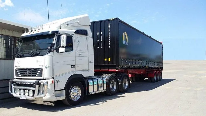 Rail Curtainside Containers