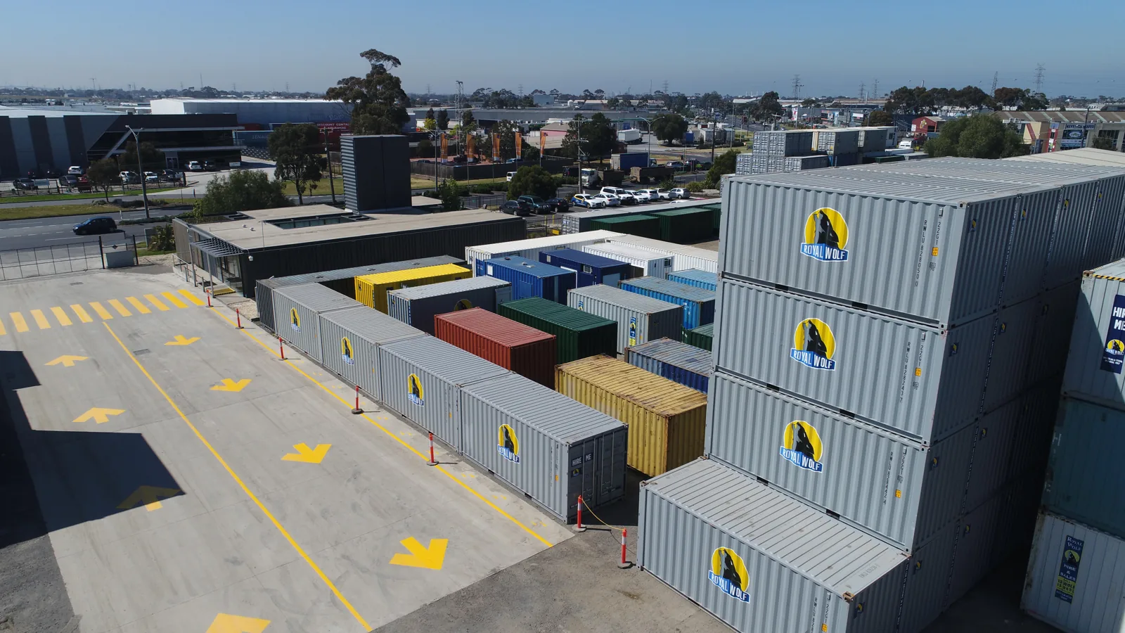 Shipping containers MS branches