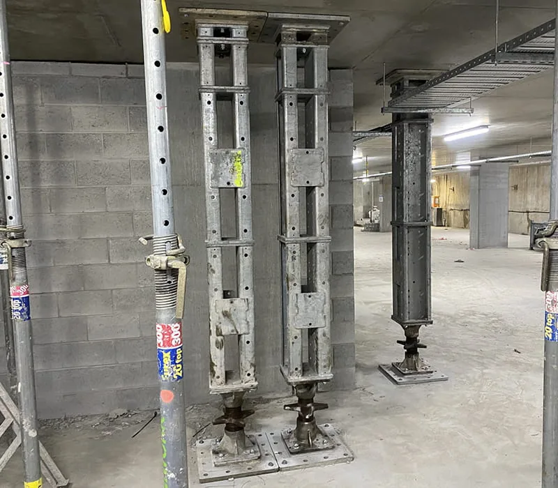 4 Levels of Back Propping To Support Compromised Concrete – Brisbane