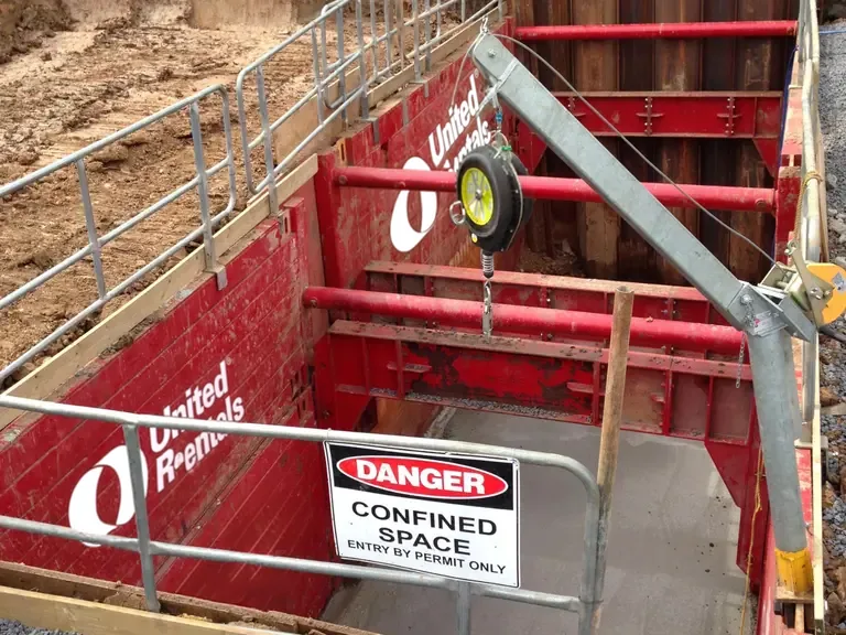 SHORE SAFETY __ Learn just how strong our Davit Arms are �� #shoresafety #safetyatwork