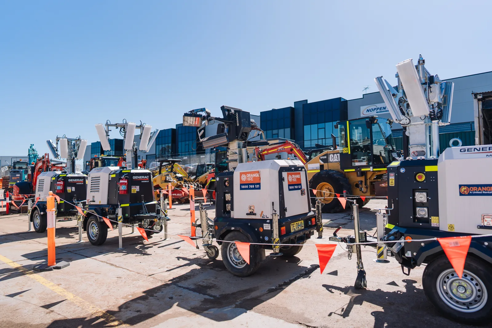 Trailer Mounted Lighting Tower