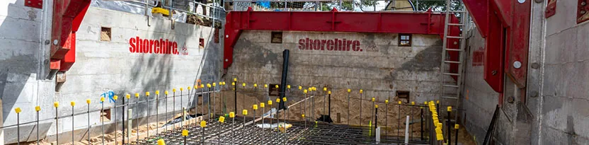 Retaining Sand With a 4-Sided Shoring Box Solution