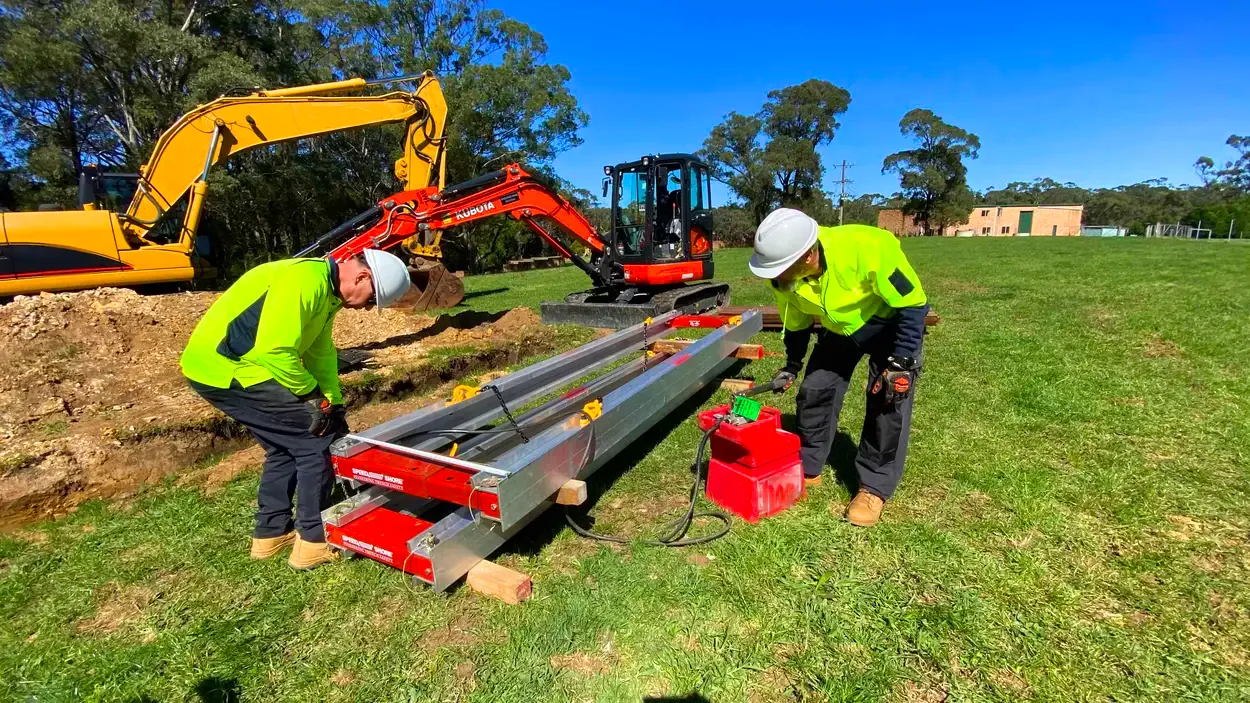 Aluminium Walers Onsite