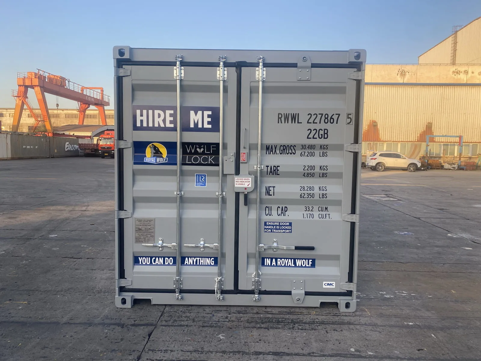 20ft Wolf Lock Container
