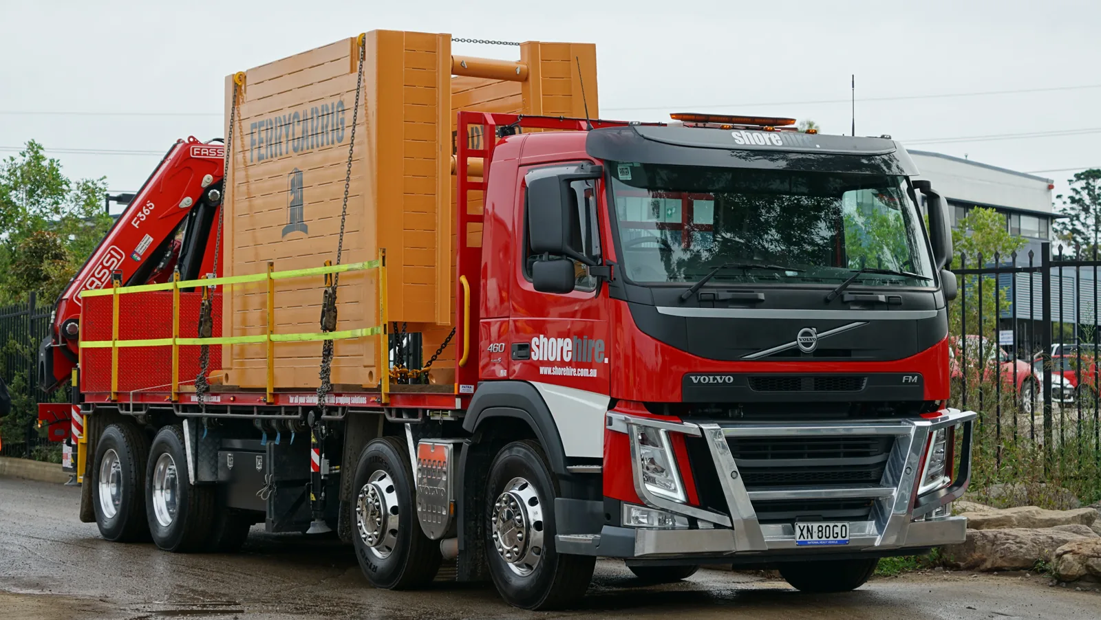 One of our trucks ready to deliver modular props to a job site