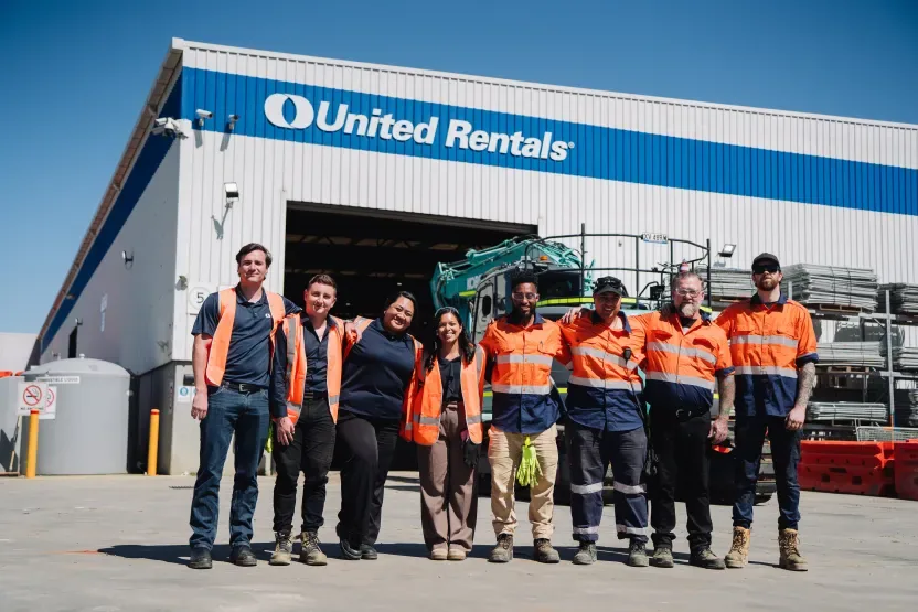 United Rental photo shoot day 2 june 202529